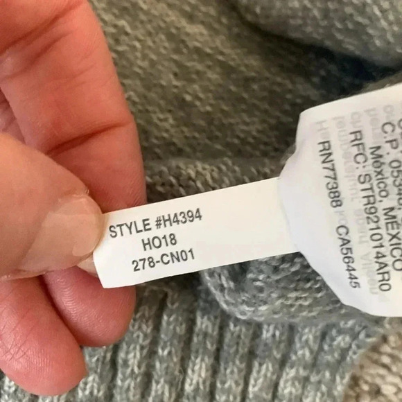 J Crew Mercantile Gray Turtleneck sweater - Picture 7 of 8